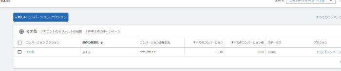 タグを設定するメニュー